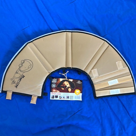 🐾 All Four Paws Comfy Cone E-Collar for Dogs & Cats, Tan - Picture 3 of 3